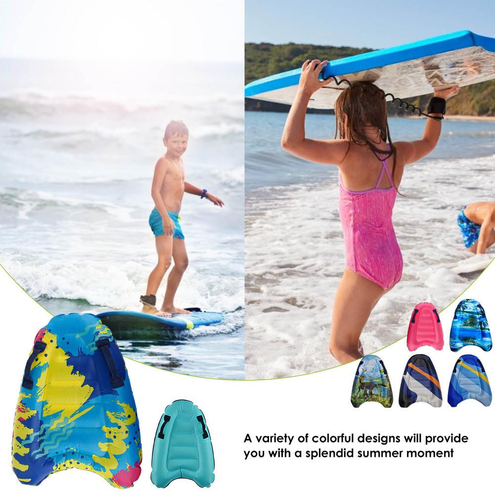 Children Inflatable Paddle Surfboard Summer Surfing Swimming Floating Mat Kids Outdoor Surfboards Pool Beach Pad Water Play ZJ