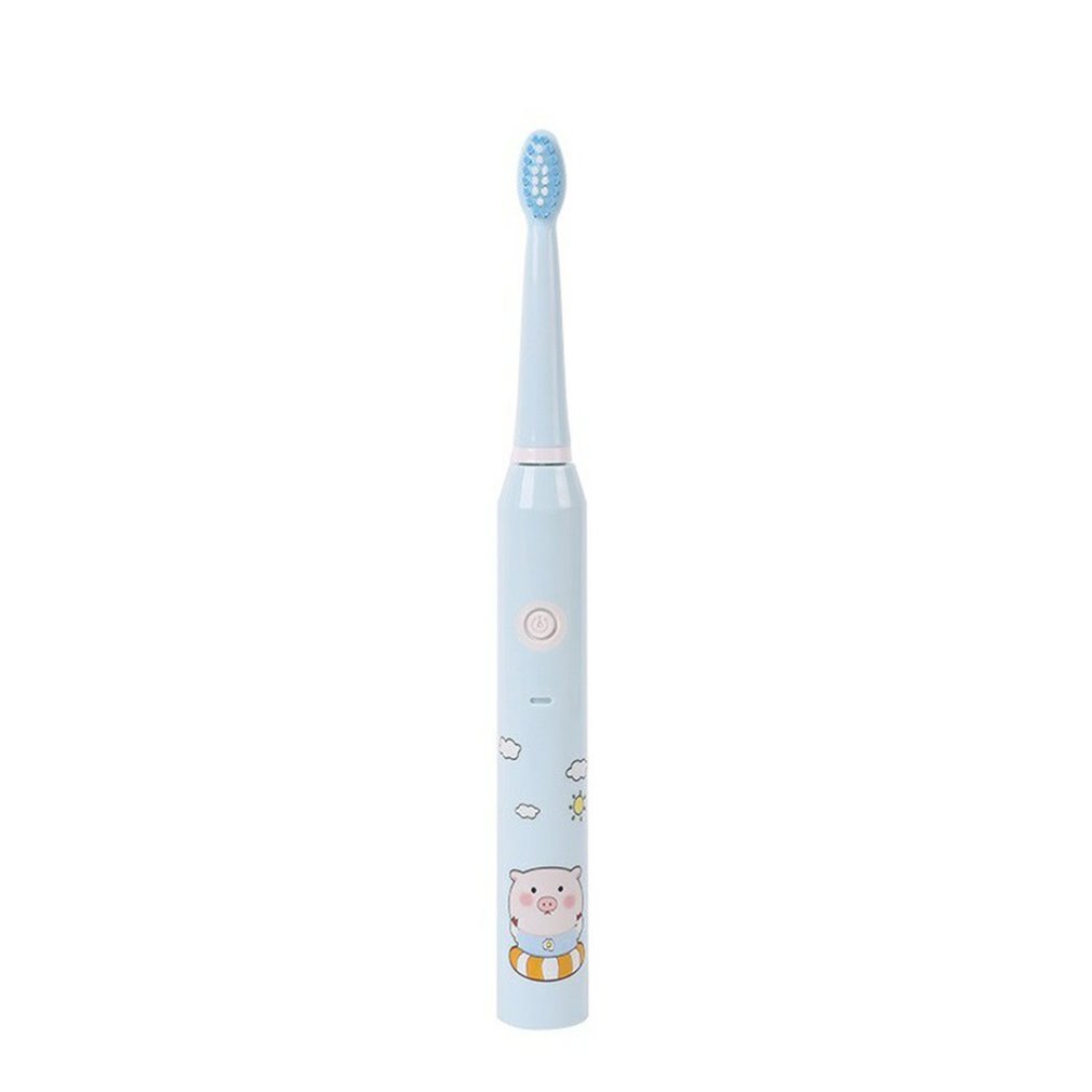 Children Sonic Electric Toothbrush Cartoon Pattern Electronic Toothbrush With USB Charger For 4-12 Ages Kids