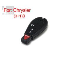 Smart Key Shell 3+1 Button for Chrysler 5pc/lot