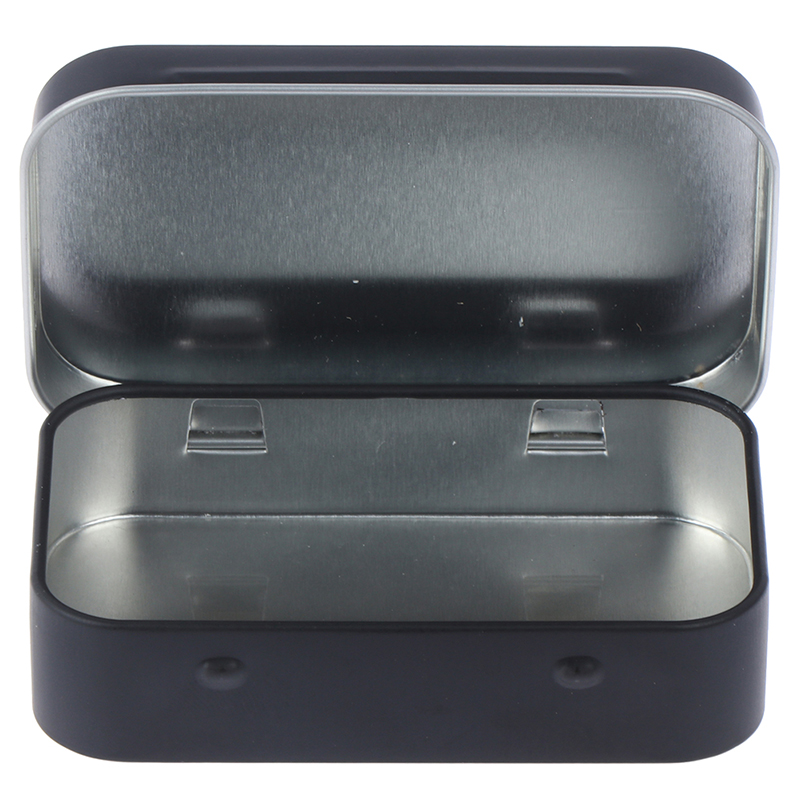 Cigarette Case Box Black Tobacco Storage Box humidor rolling paper box Jewelry Candy Coin Key Organizer Tin Flip Gifts Sealed