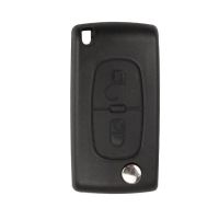 Flip Remote Key Shell 3 Button for Citroen ( light button and without battery location) 5pcs/lot