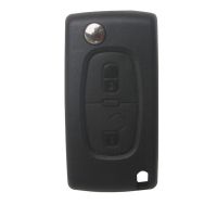 Remote Key 2 Button 433MHZ HU83( with groove) for Citroen