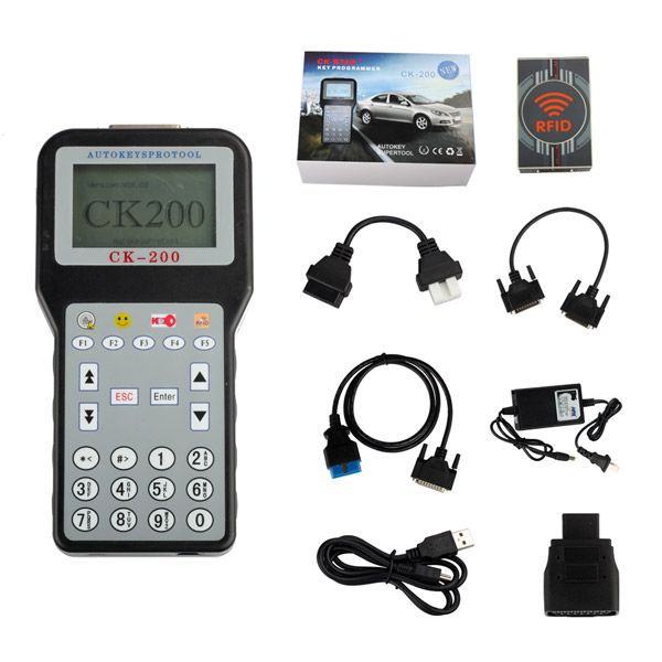 V50.01 CK-200 CK200 Auto Key Programmer Update Version of CK-100 No Token Limitation