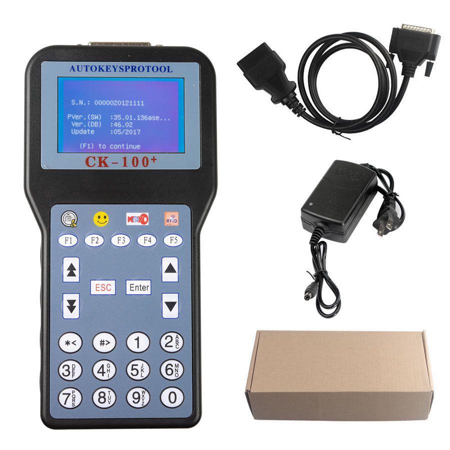 Newest V46.02 CK-100 CK100 Auto Key Programmer With 1024 Tokens  Add New Car Models(Ford, Honda and Toyota)