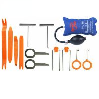 Car Radio Audio Panel Trim Door Clip Removal locksmith Tool Kit Pump Wedge PDR Plastic Window Molding Fastener Clips Accessories