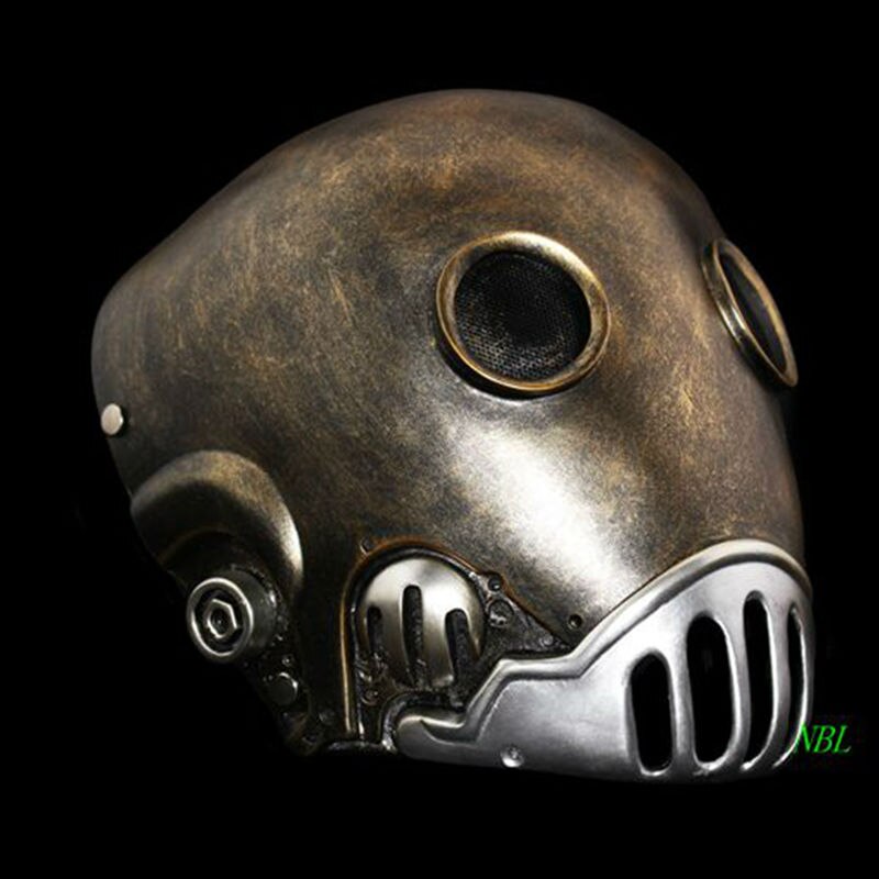 Horror The Clockwork Man Masks Halloween Hellboy Movie Masquerade Kroenen Full Face Helmet Resin Mask Adult Size Cosplay Prop