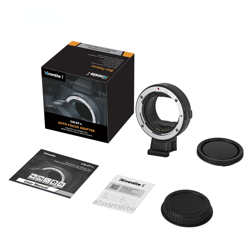 CM-EF-L Electronic Lens Adapter to Use for Canon EF/EF-S Mount Lens to Panasonic/Sigma/Leica L-Mount Cameras