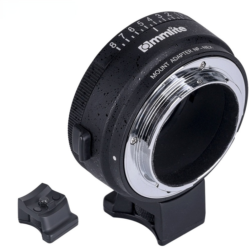 CM-NF-NEX Manual Focus Lens Mount Adapter Ring for Nikon G,F,A,I,S,D Lens to use for Sony NEX E Mount Cameras