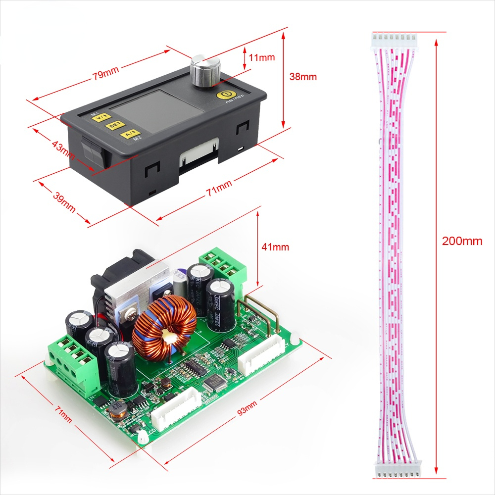 DPS3012 Constant Voltage current Step-down Programmable Power Supply module buck Voltage converter LCD voltmeter 32V 12A