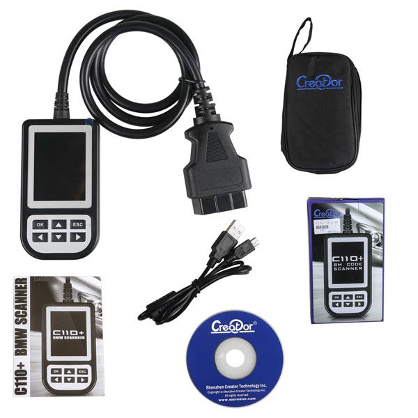 Creator C110+ Code Reader V6.0 for BMW From 2000 to 2013 Year