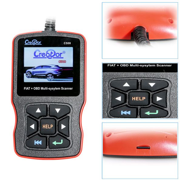 Creator C508 OBDII/EOBD Multi-System Scanner for FIAT,Alfa,Abrath,Lancia Airbag,ABS Scan Tool