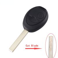 Cut Blade 2 Buttons Car Key Case Shell Fob For BMW Mini Cooper R50 R53 Alarm Systems Security Remote Key Cover