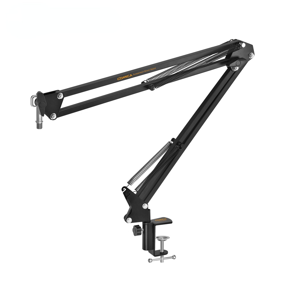 CVM-MS01 Suspension Boom Mic Stand,Microphone Hanging Bracket with 3/8 and 5/8 Threaded Hole