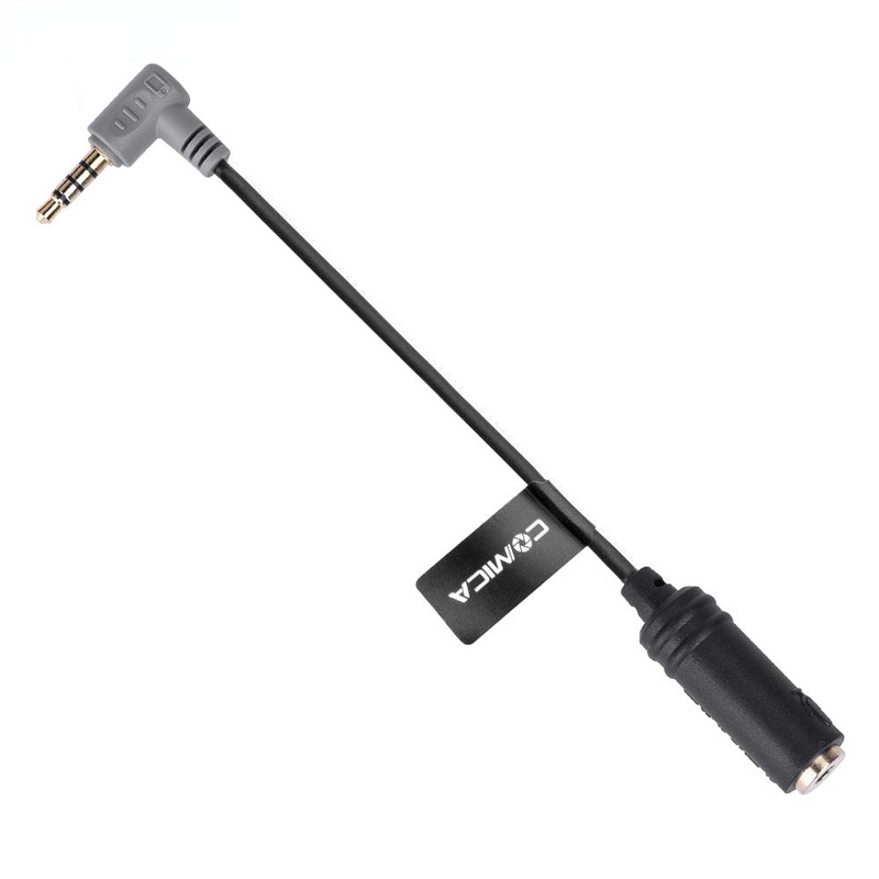 CVM-SPX TRS(Female) to TRRS(Male)  Audio Adapter Cable for iPhone Samsung HTC Smartphones