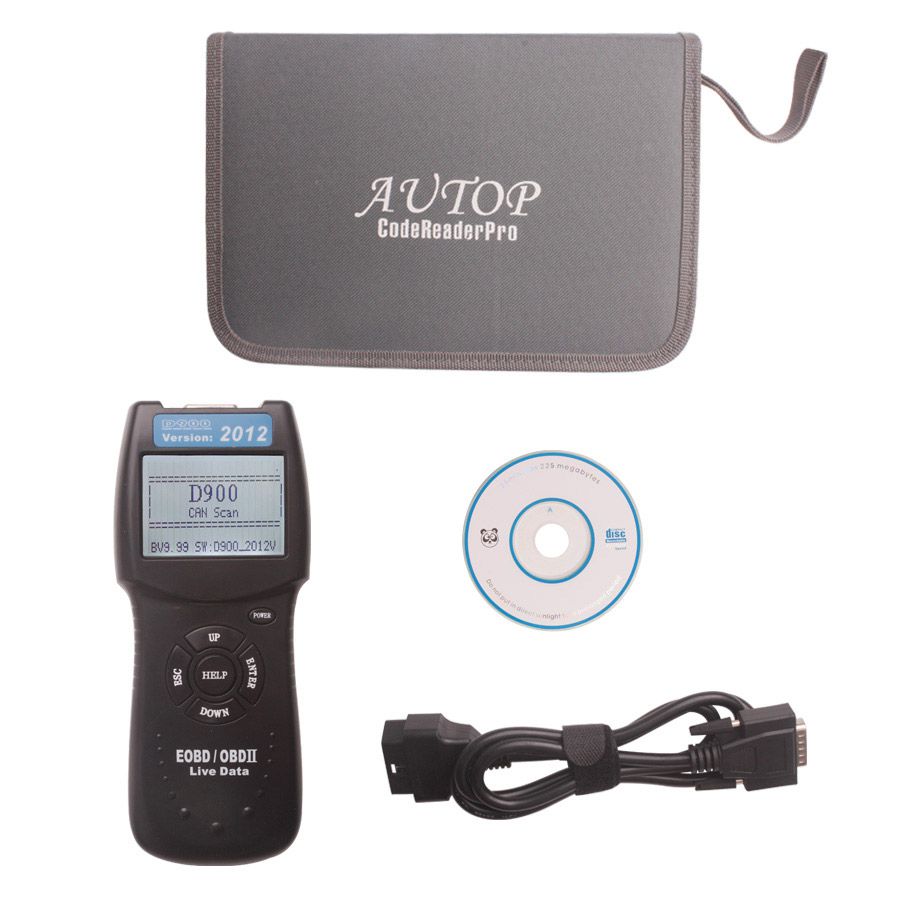 D900 CANBUS OBD2 Live PCM Data Code Reader 2012 Version