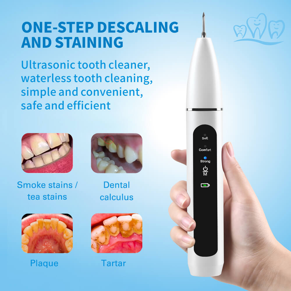 3 Mode Ultrasonic Dental Scaler Smart Screen Water Tooth Cleaner Sonic Calculus Remover Dental Scaling Tools Portable Scaler