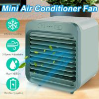 New Portable Mini Personal Air Conditioner Desktop Air Cooling Fan 3 Gear USB Air Cooler Fan Humidifier Purifier for Home Office