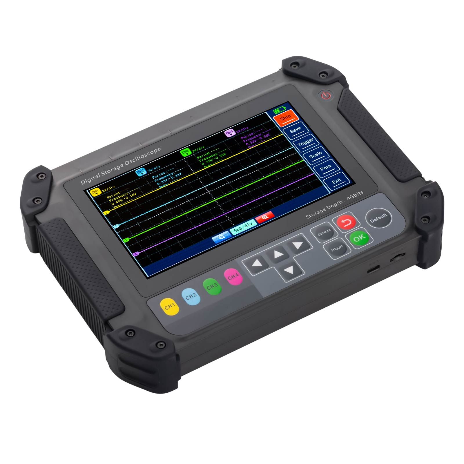DIAGXT T80 Universal Oscilloscope & Automotive Oscilloscope, Store, Parse, Modify, Send CAN Bus Data, Beginner-friendly with 4G Memory