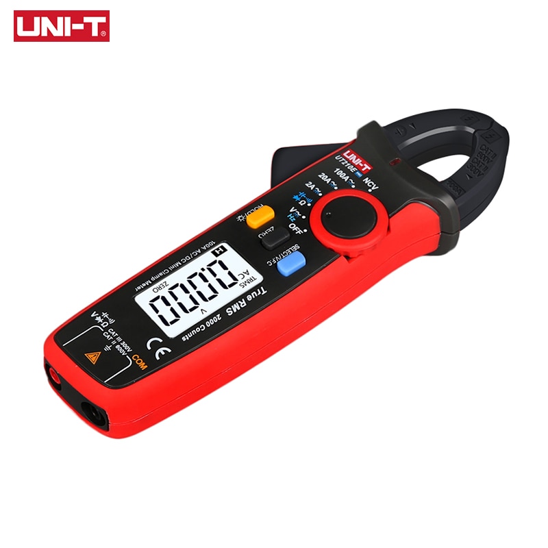 UNI-T UNI T UT210E Pro Digital AC DC Current Clamp Meter True RMS Pliers Ammeter Multimeter Resistance Frequency Tester