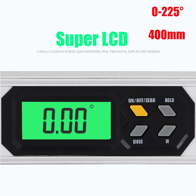 400mm 16inch Digital Protractor Digital angle level leveling inclinometer goniometer digital Angle Finder