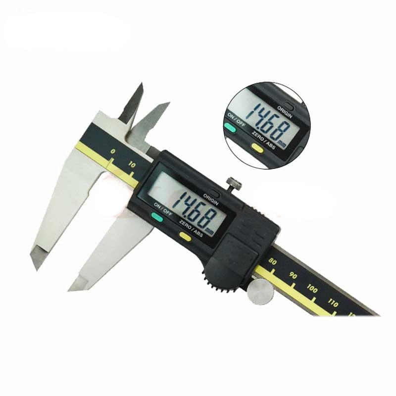 150mm Origin mode Digital Caliper Stainless Steel electronic Vernier Caliper Schieber caliper micrometer +Box
