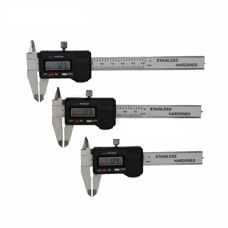 Mini Pocket Stainless Steel Digital Caliper 50mm 70mm 100mm Electronic Vernier Caliper Slider Caliper Gem Thickness Gauge