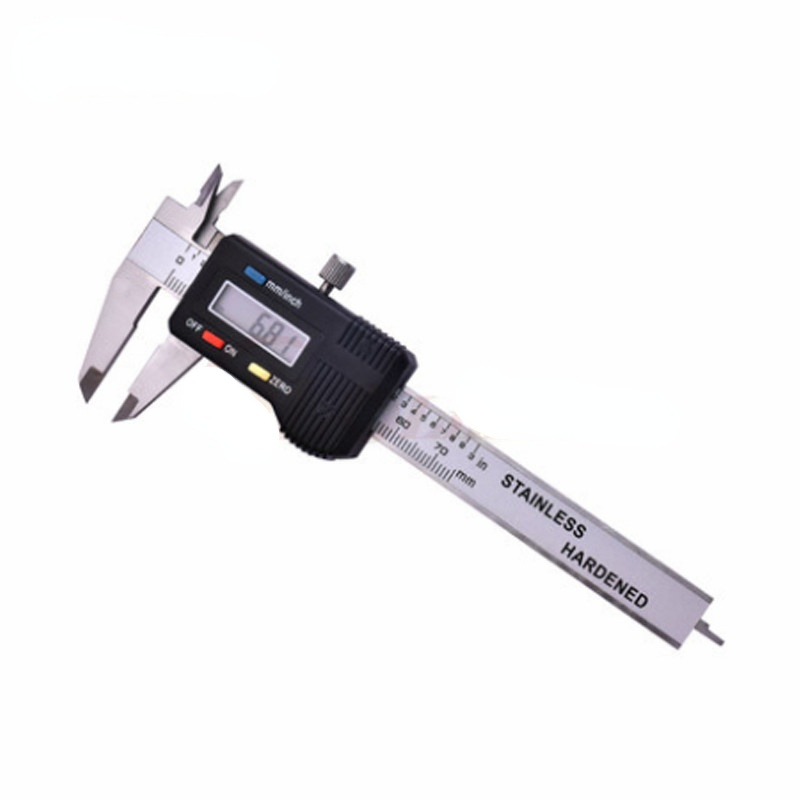 Mini Pocket Stainless Steel Digital Caliper 50mm 70mm 100mm Electronic Vernier Caliper Slider Caliper Gem Thickness Gauge