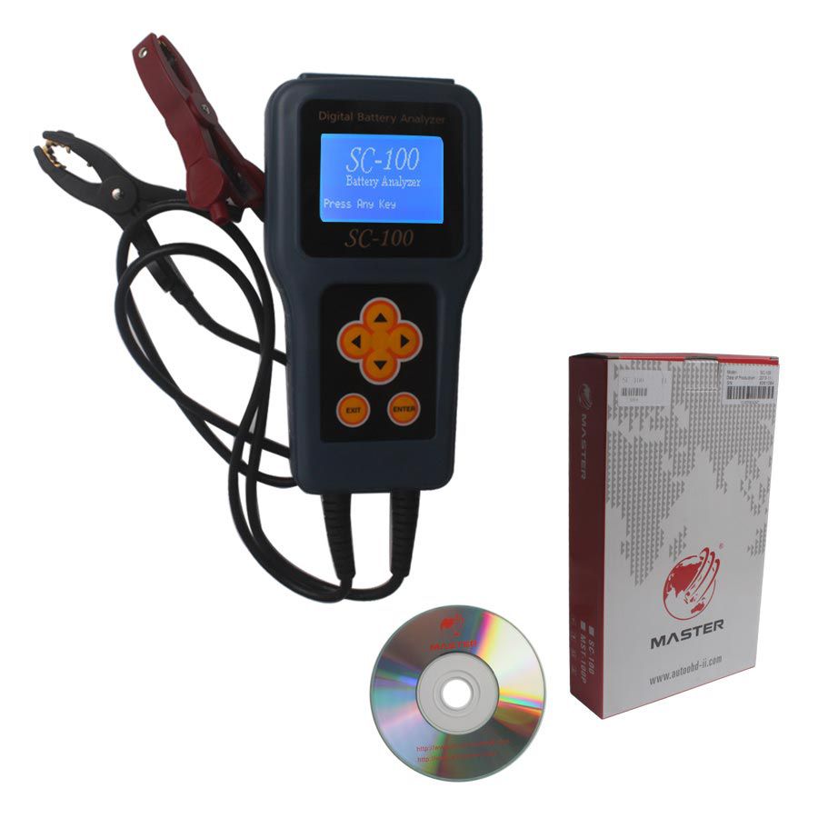 SC-100 Digital Car Battery Analyzer Tool