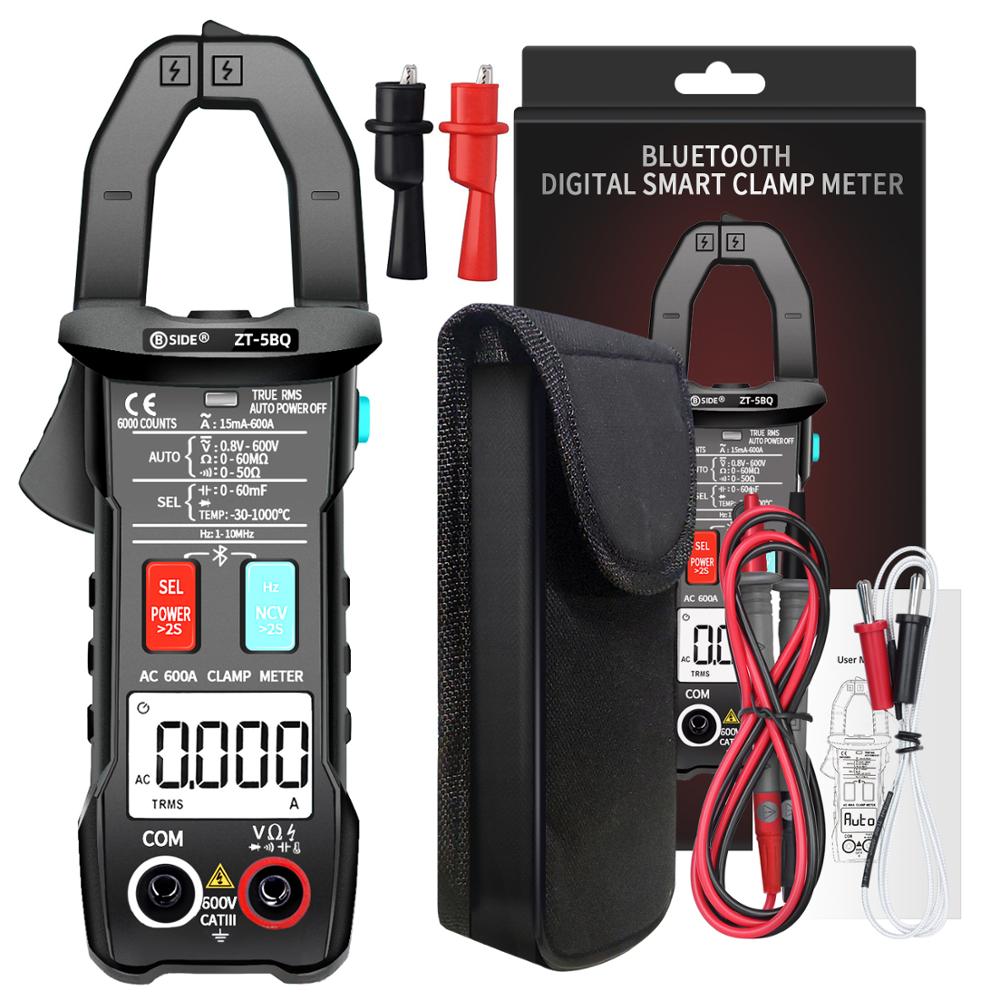 Digital Clamp meter ZT-5BQ/ZT-5B Wireless Technology Smart multimeter True RMS Voltmeter Ammeter Auto Rang Capacitor NCV Tester