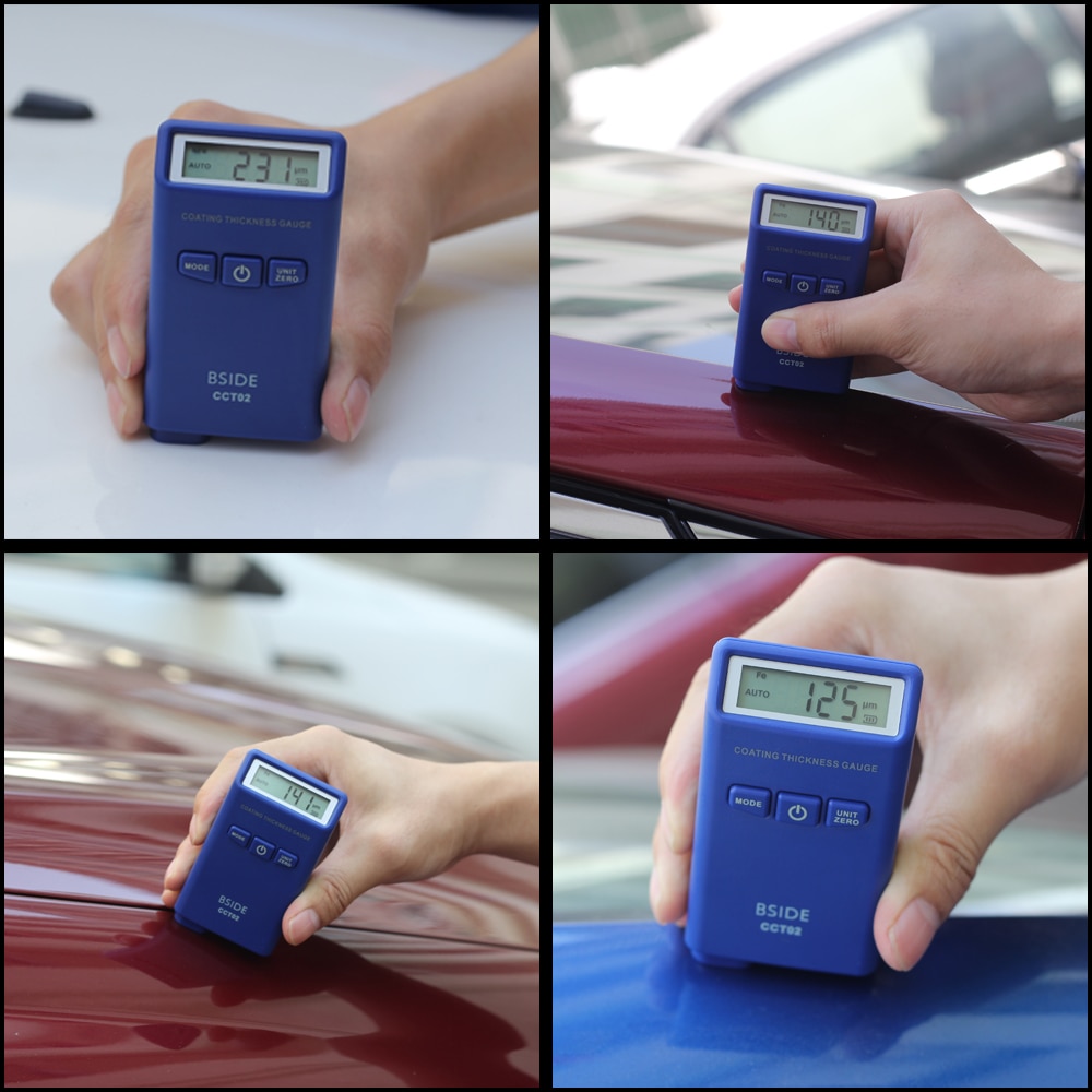 Digital Coating Thickness Gauge CCT02 Mini Car Paint Thickness Meter Film Paint Coating Tester Eddy current(F+N)