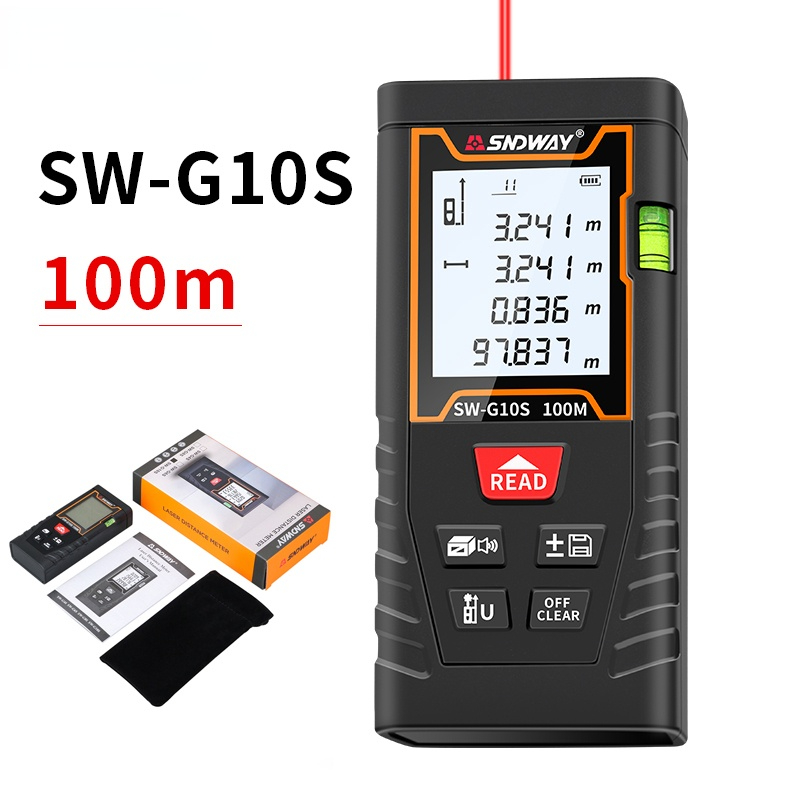 Range Finder 40M 60M 80M 100M Digital Distance Meter High Precision Handheld Economy Trena Metro Electronic Roulette Tool