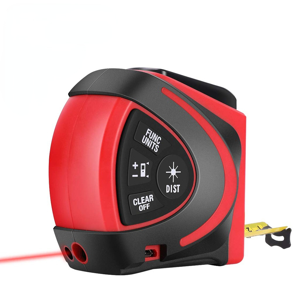 Laser Measuring Tape Measure 40M 60M Digital Distance Meter Rangefinder Retractable 5m Laser Ruler Trena a laser Professional