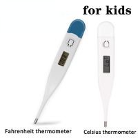 LED Digital Electronic Thermometer LCD Display Waterproof Need LR41 Button Battery Home Children Kids Oral Thermometer