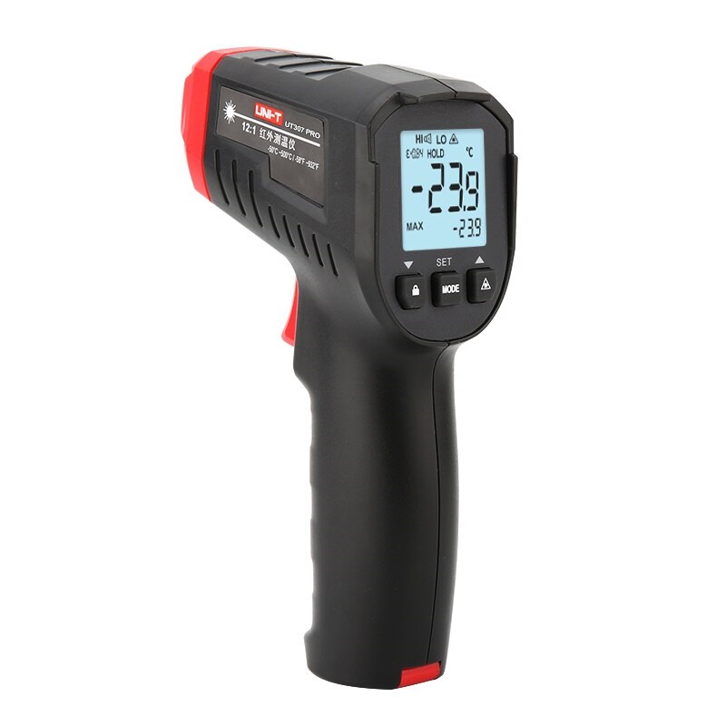 UNI-T Digital Infrared Thermometer UT307 PRO Non-contact Thermometer Laser Temperature Meter Gun -50-500 Termometro