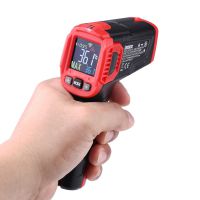 Digital Infrared Thermometer Handheld Temperature Meter Indicator Gun Laser Thermometer Pyrometer Touchless HT650A