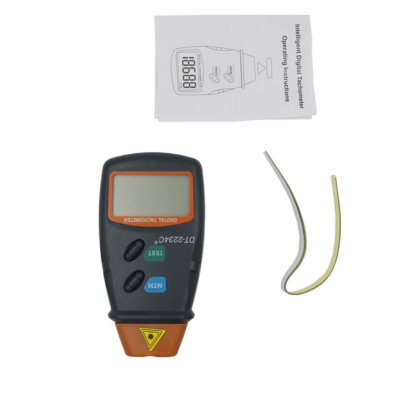 DT-2234C Digital Laser Tachometer Non-contact Engine Speed Meter Speedometer