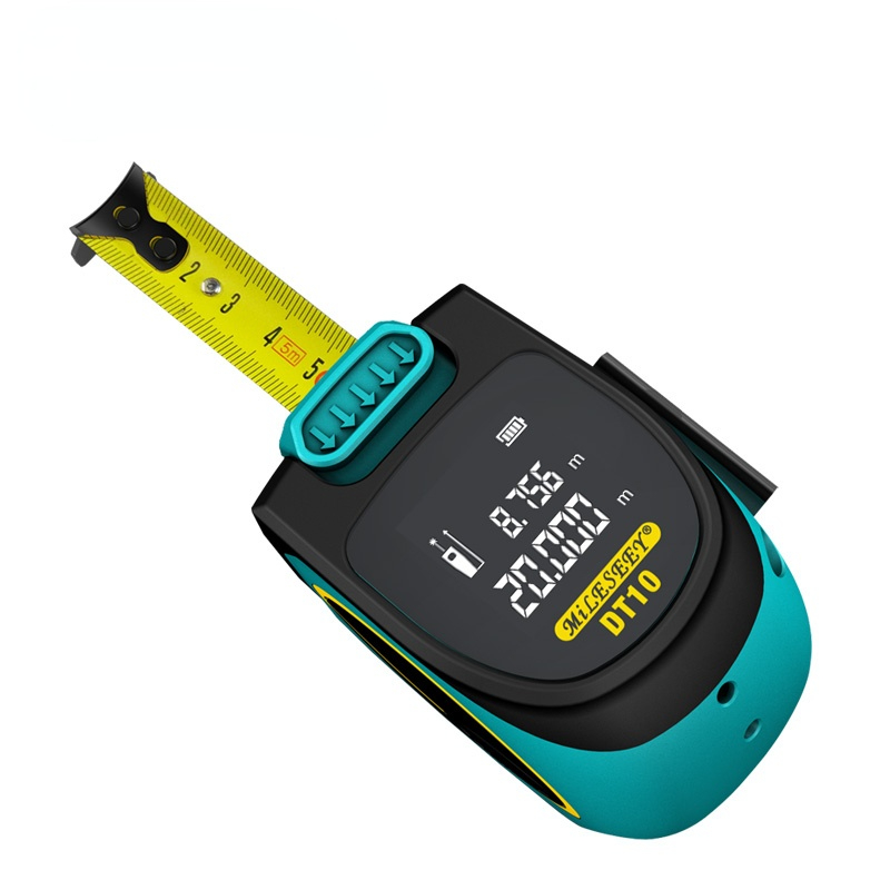 DT10 2-in-1 Digital Laser tape Measure with LCD Display Laser Rangefinder laser distance meter 40m 60m