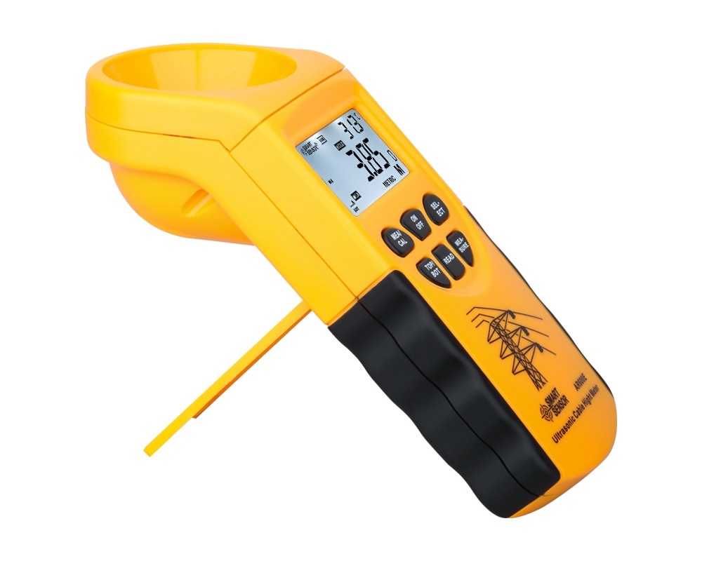 AR600E Digital LCD Ultrasonic Cable Height Meter Handheld Height Cable Tester Measuring the Height of Overhead Cables 3-23m
