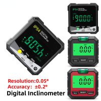 4*90° Digital Level Protractor Inclinometer Magnetic Base Digital Angle Gauge with Backlights Level Tester Measuring Tools New
