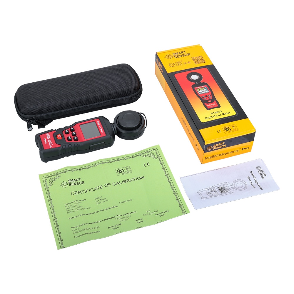 ST6813 ST9620 Digital Light Meter Lux Meter Colorful LCD Luxmeter Photometer uv Meter UV Radiometer Handheld Illuminometer Photometer