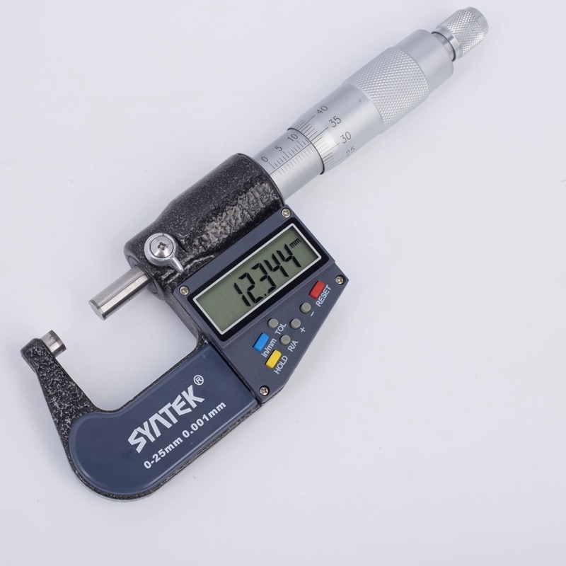 Digital Micrometer 0.001mm Electronic Outside Micrometers 0-25-50-75-100mm Chrome Plated Caliper Gauge Measure Tools Data Output