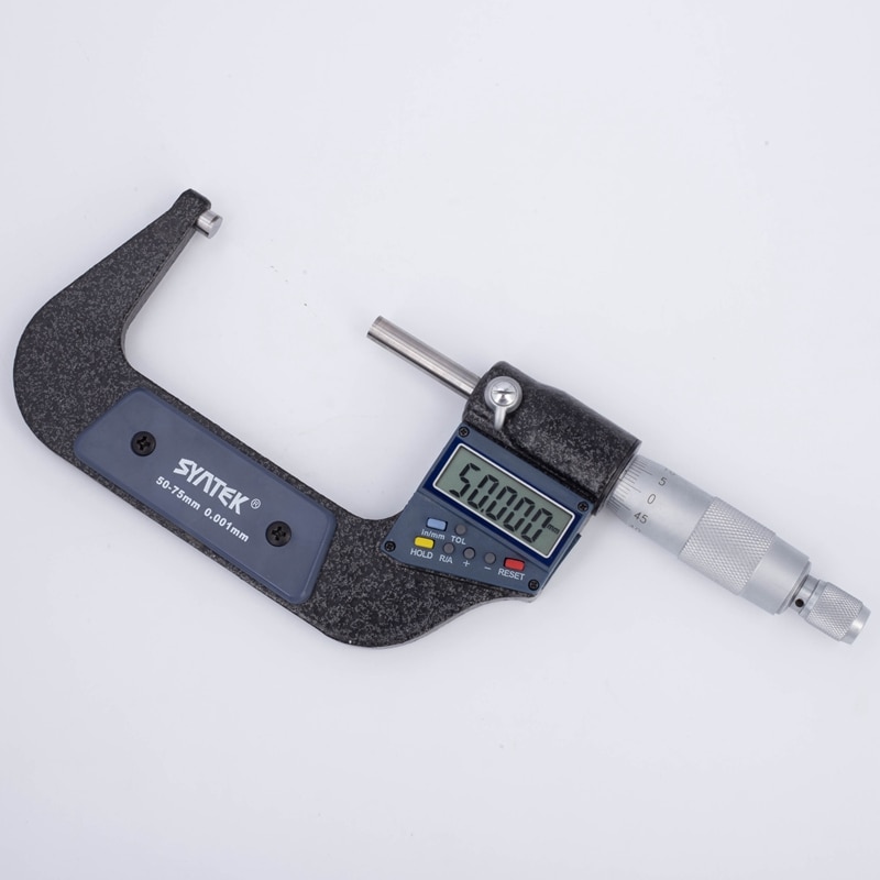 Digital Micrometer 0.001mm Electronic Outside Micrometers 0-25-50-75-100mm Chrome Plated Caliper Gauge Measure Tools Data Output