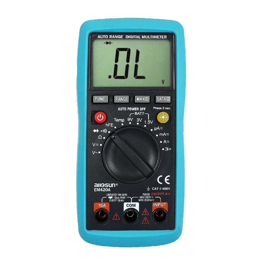 Digital Multimete Continuity Diode Transistor Battery Te AC/DC Ammeter Voltmeter Ohm Portable Meter voltage meter EM420A