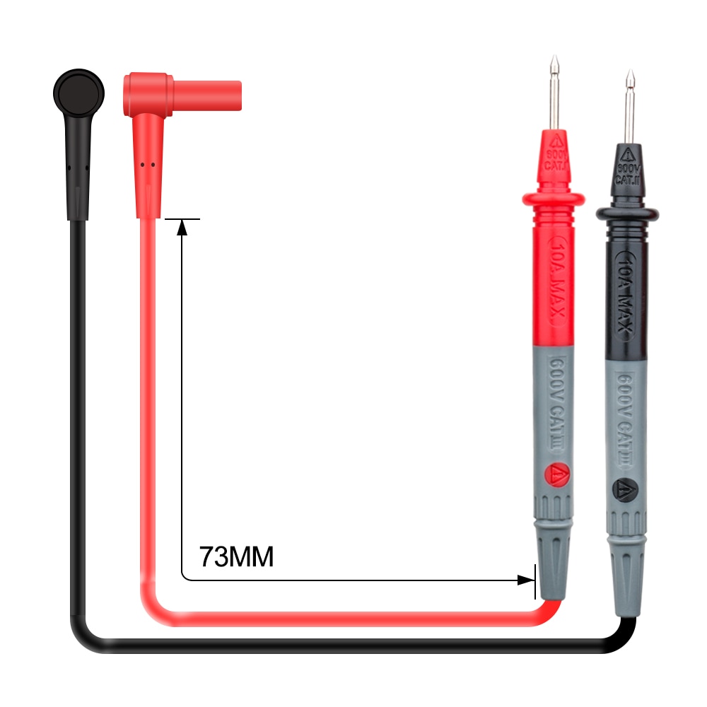 Universal Probe Test Leads Pin for Digital Multimeter GD118B Needle Tip Meter Multi Meter Tester Lead Probe Cable 1000V 10A