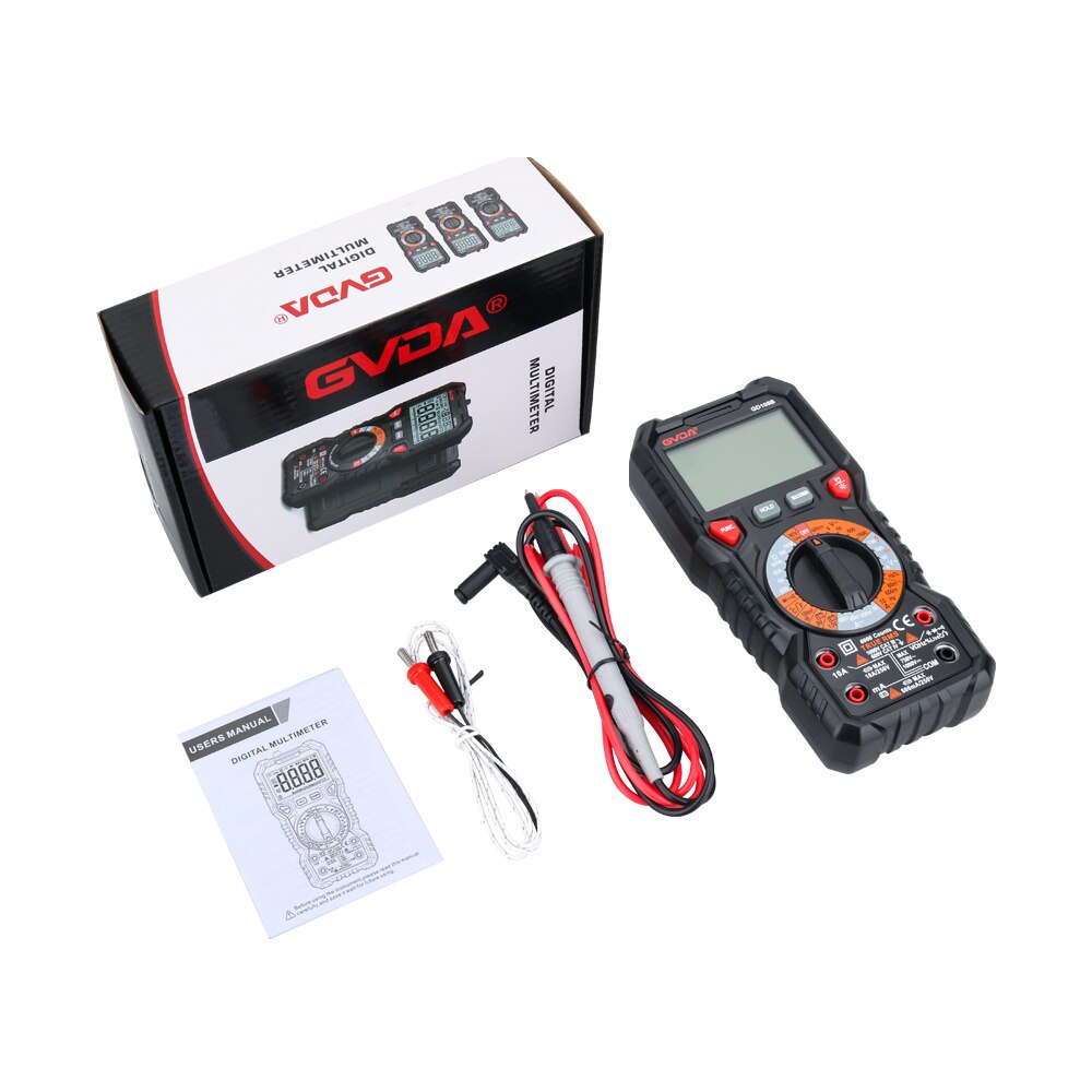 NEW Digital Multimeter Ture RMS Auto Range 6000 Counts Multimetro 1000V 10A AC DC Ohm Hz NCV Live Voltage Temperature Meter