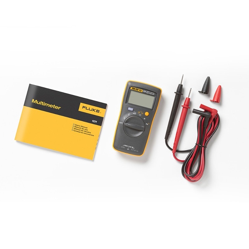 F101 Mini Digital Multimeter auto range for AC/DC Voltage Resistance Capacitance Frequency duty cycle tester