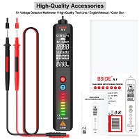 Digital Multimeter Pen Type Meter X1 Smart DC AC Voltmeter Auto range Voltage Resistance Continuity NCV Hz Tester Tool