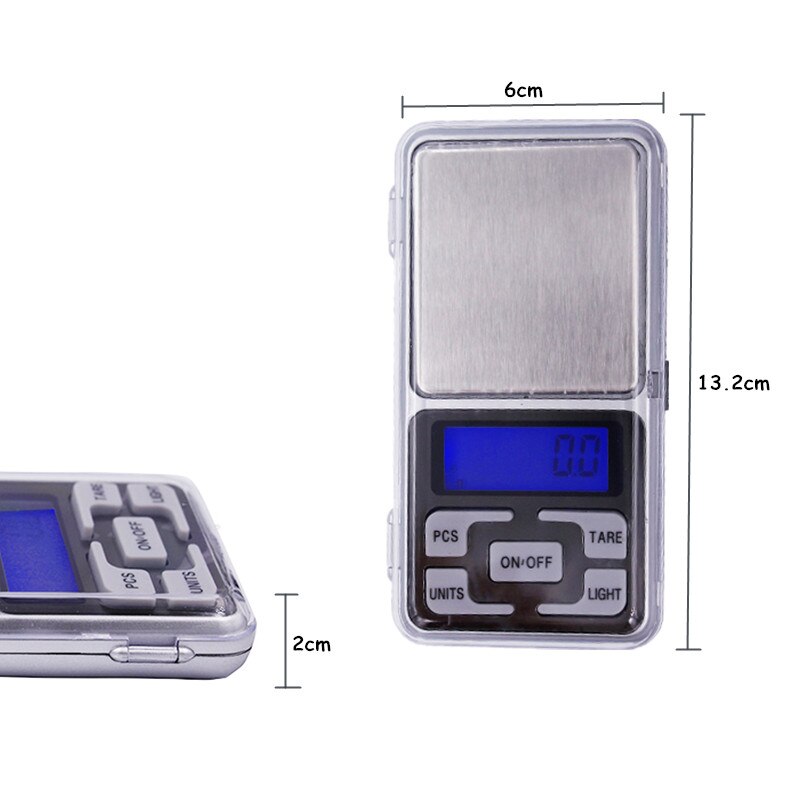 1000g 0.1g Mini Electronic  Scale 1kg LCD Digital Pocket Weight Jewelry Diomand Balance scale