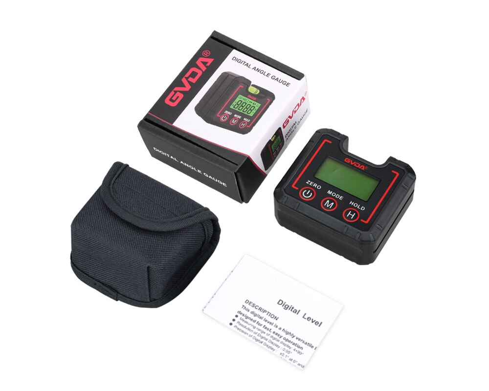 Digital Protractor Inclinometer 360° High Precision Goniometer Electronic Level Box Angle Finder Magnet Tilt Measuring Tool