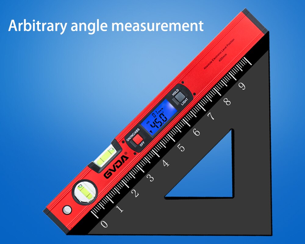 400M Digital Spirit level Bubble Magnetic Electric Level 360 degree Angle Finder Protractor Inclinometer Horizontal Scale Ruler